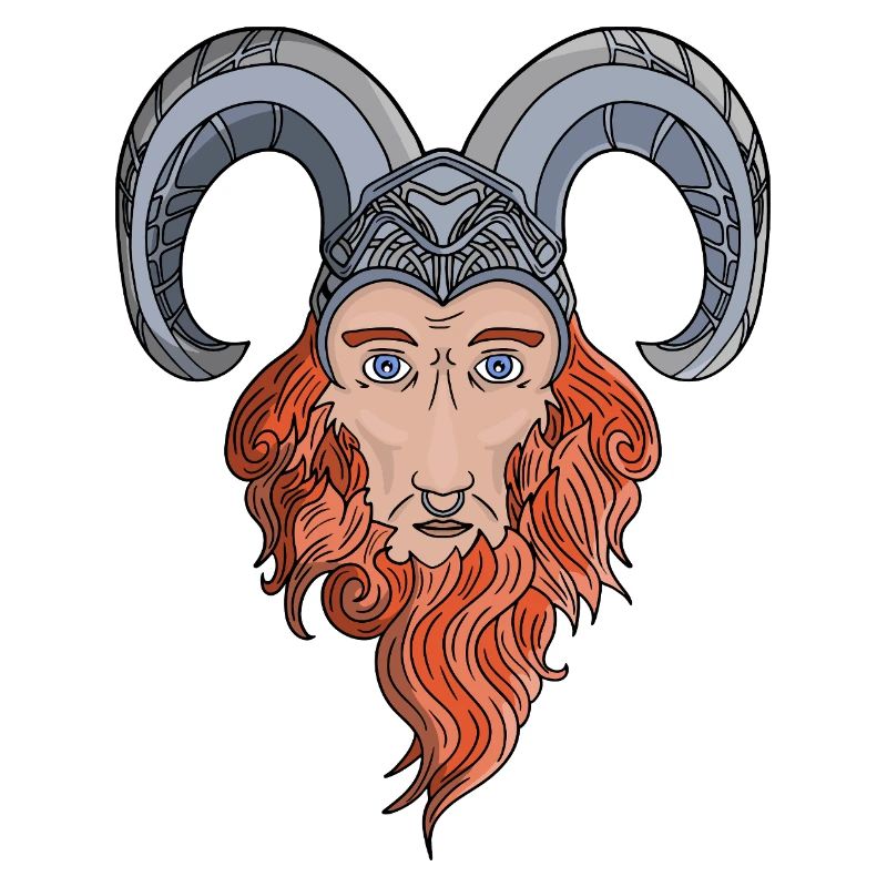Wikinger-Mythologie Gehörnter Gott