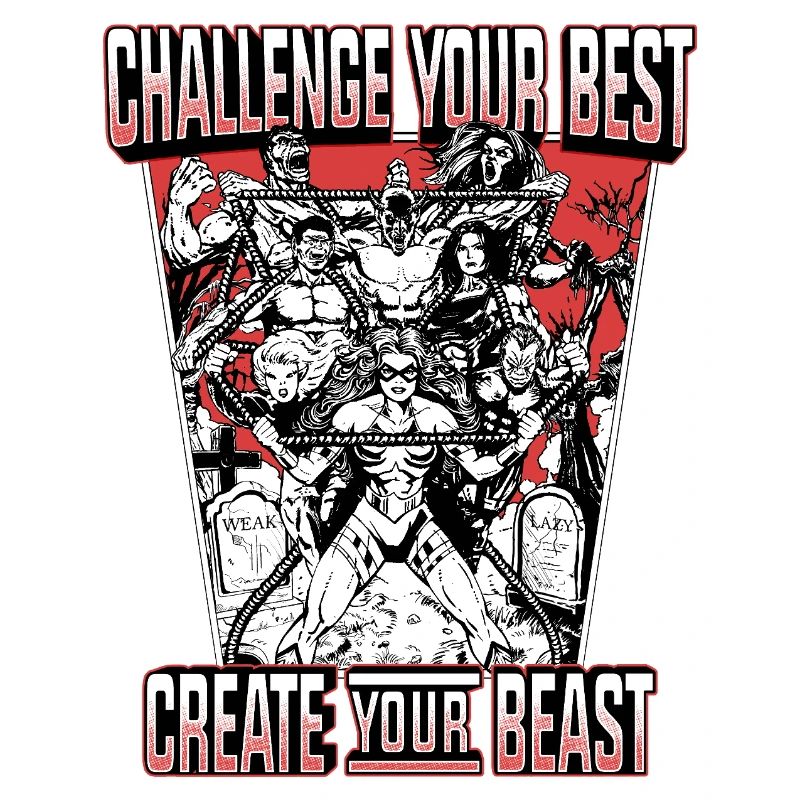 CYB - Backprint - Black/White/Red - Challenge