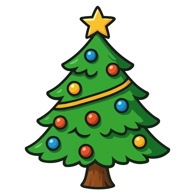 Weihnachtsbaum Cartoon