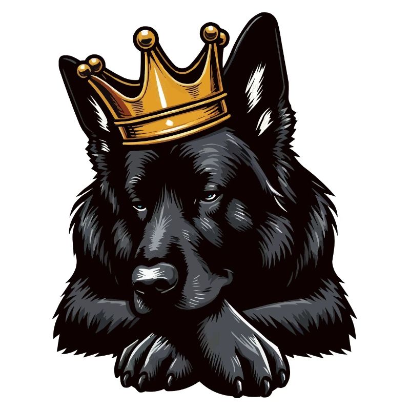 Schwarzer Schäferhund Schäferhundbesitzer 