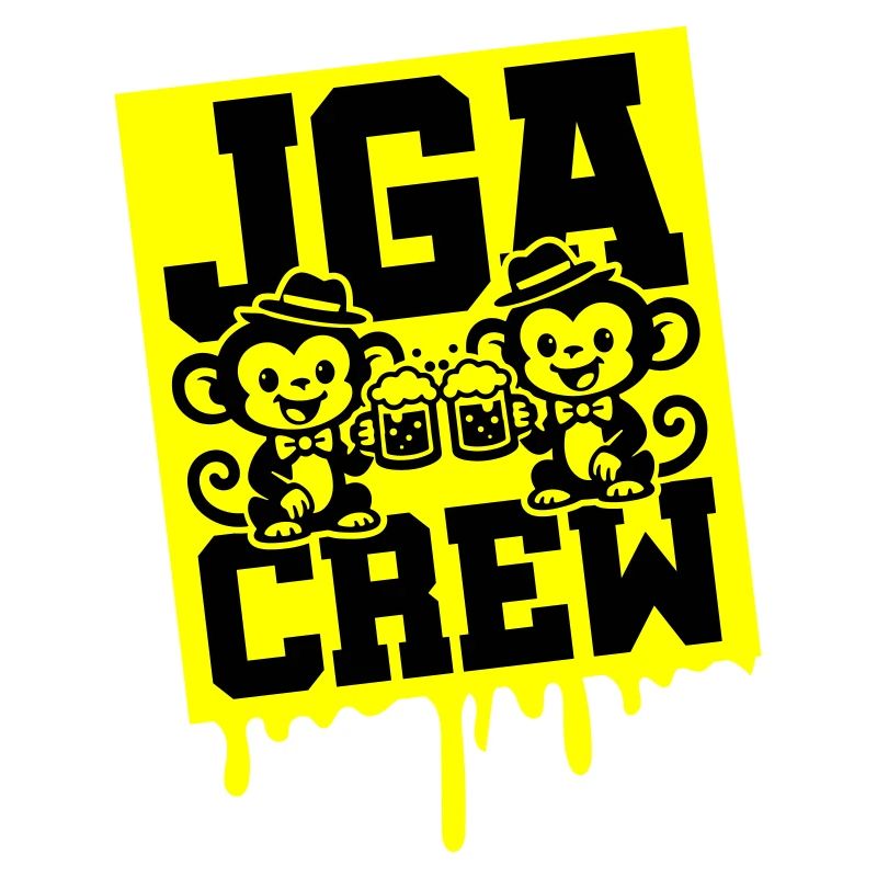 Jga Crew Junggesellen Affe