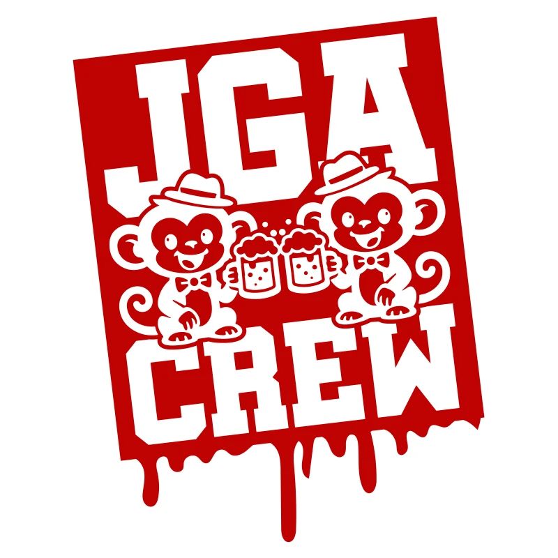 Jga Crew Junggesellen Affe
