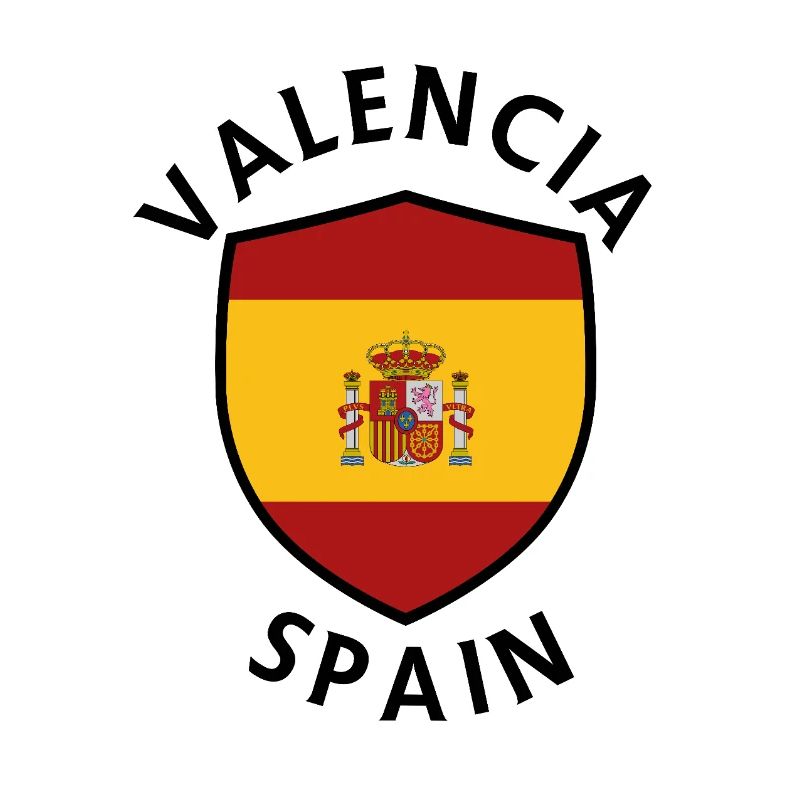 Valencia-Spanien-Schildmuster