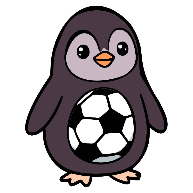 Pinguine Kinder Fußball