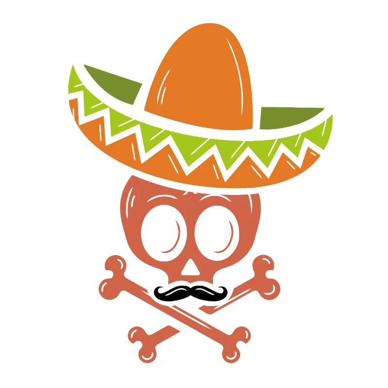 Sombrero Skull & Crossbones