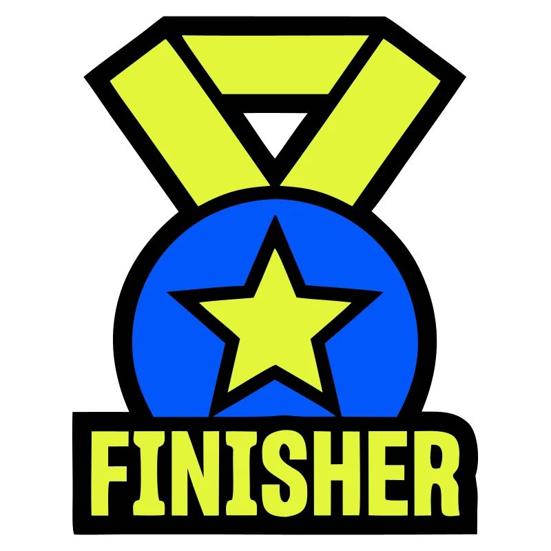 Stolzer Finisher Medaille Stern