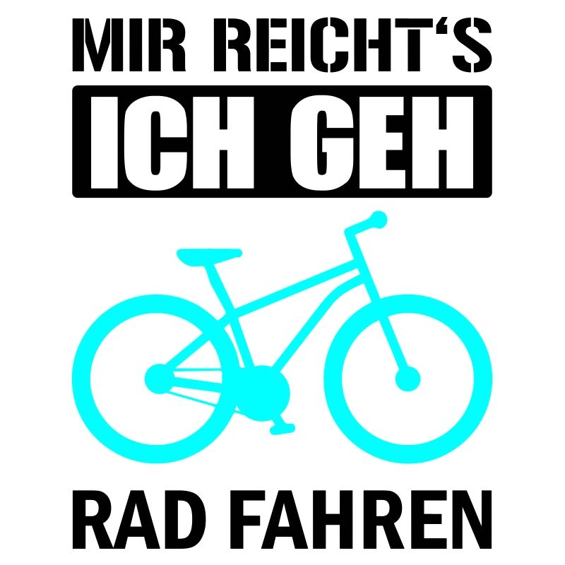 Cyanes Fahrrad Silhouette
