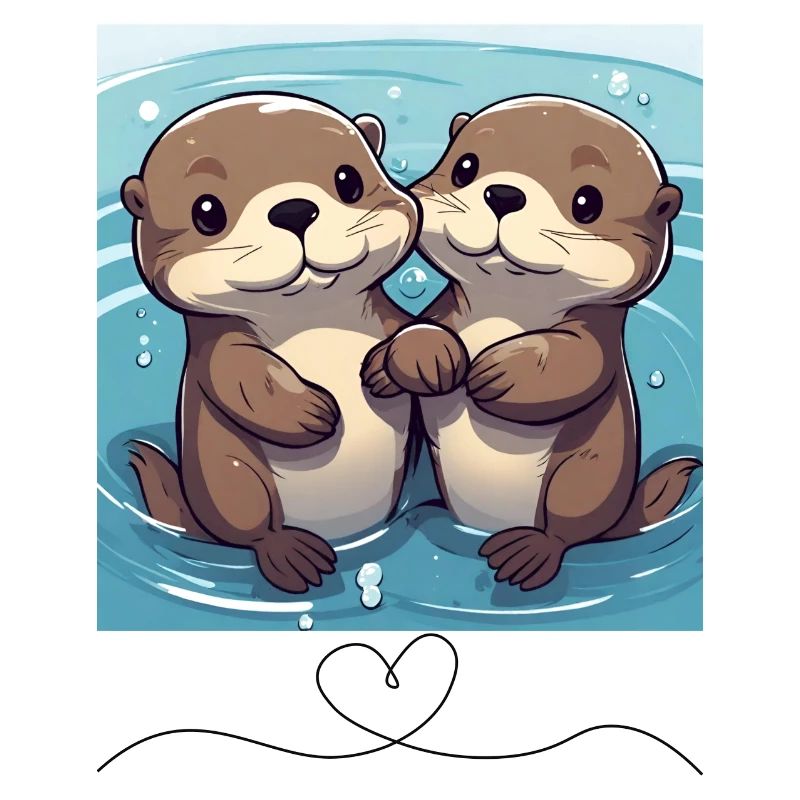 Otter Pärchen