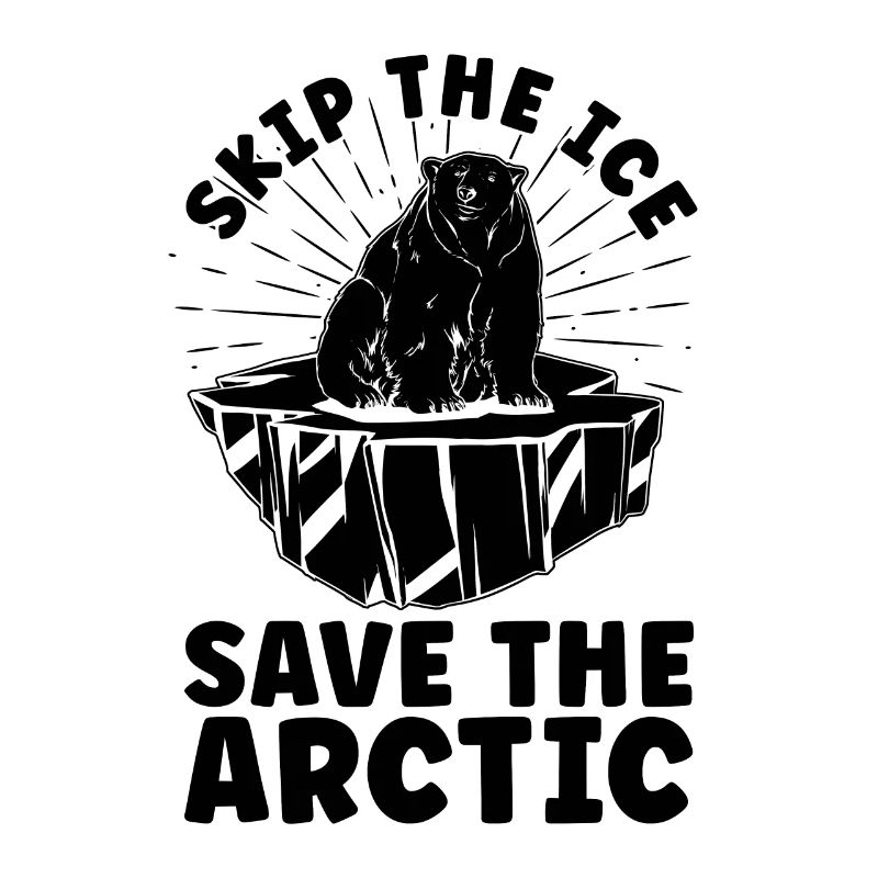 Salta il sostenitore del riscaldamento globale ambientale del ghiaccio