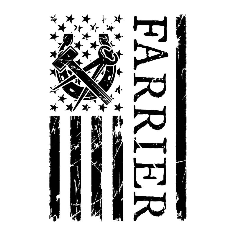 Drapeau maréchal-ferrant forgeron Fer à cheval maréchal-ferrant