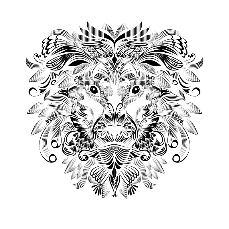löwe mandala