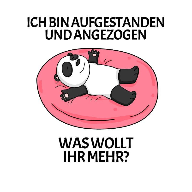 Aufgestanden und angezogen