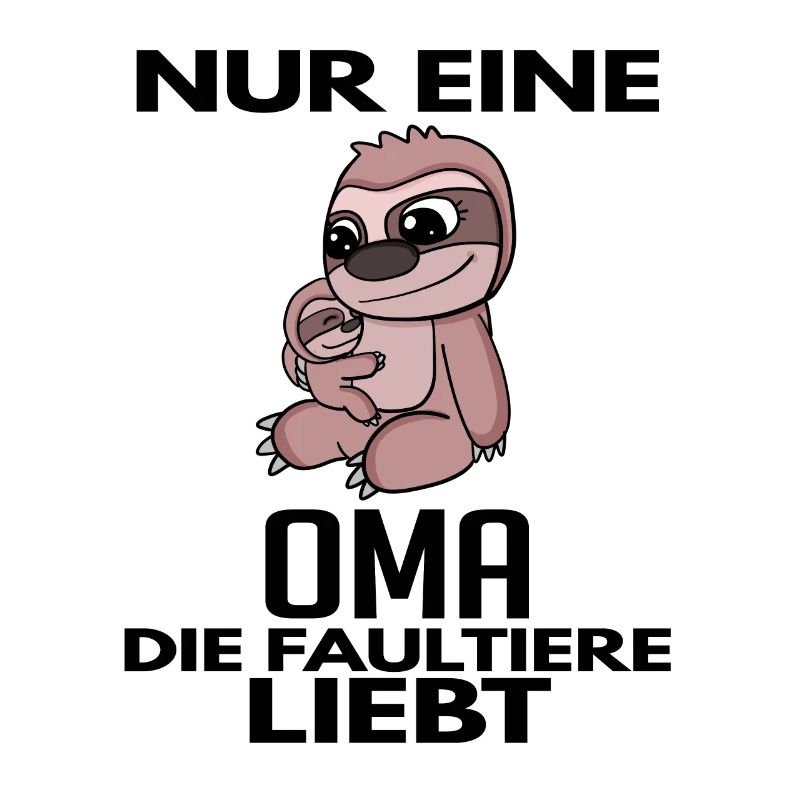 Oma Großmutter Faultier
