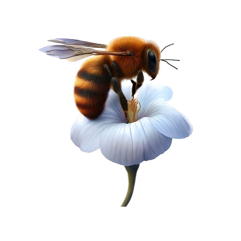 Biene auf Blume