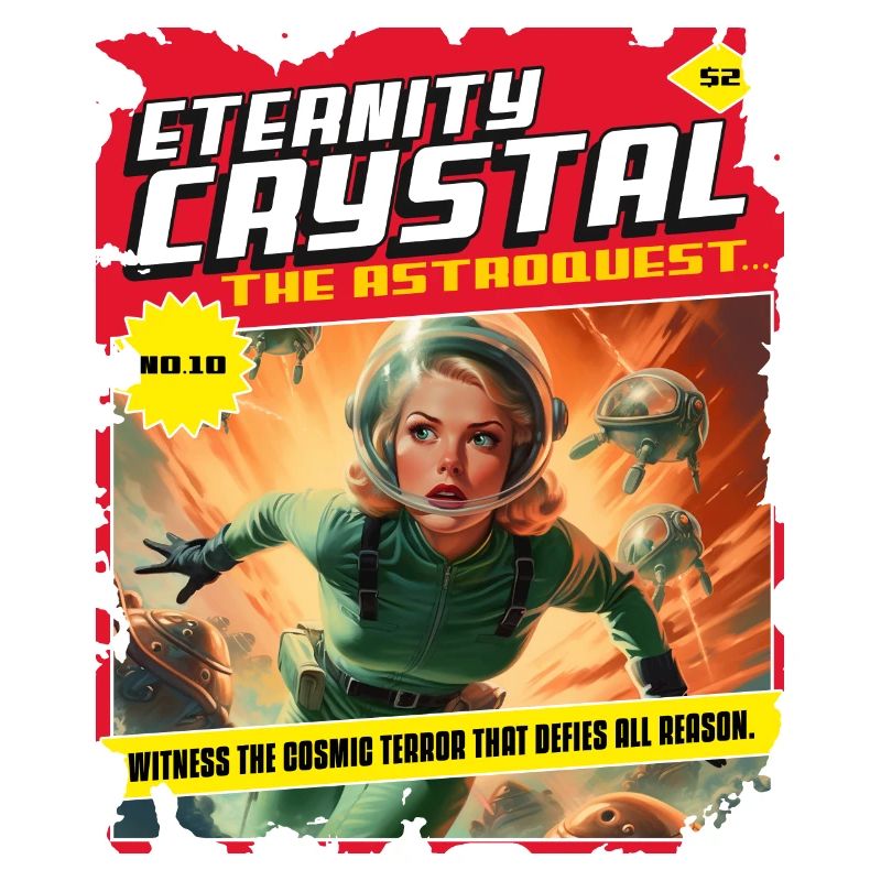 50s, 1950's Comic, Space Spaceship Cosmic