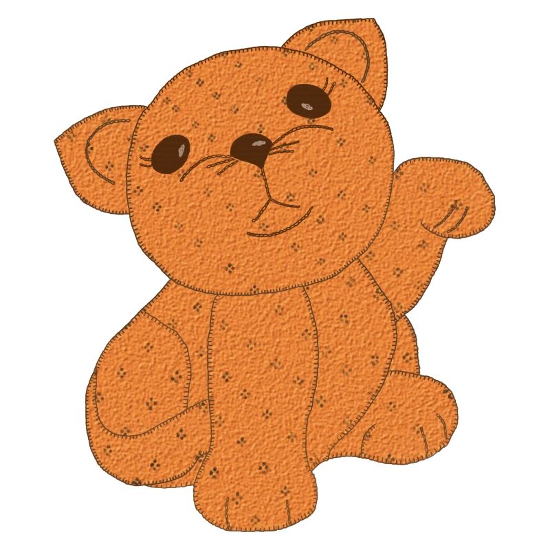Orange Winkekatze