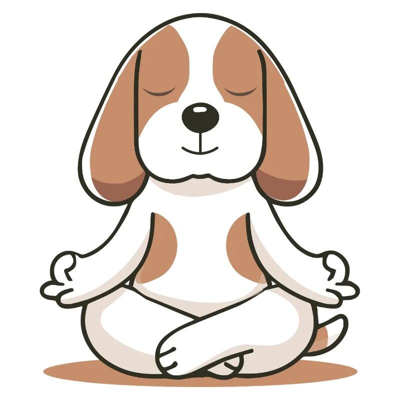 Meditating Beagle – Calm & Mindfulness