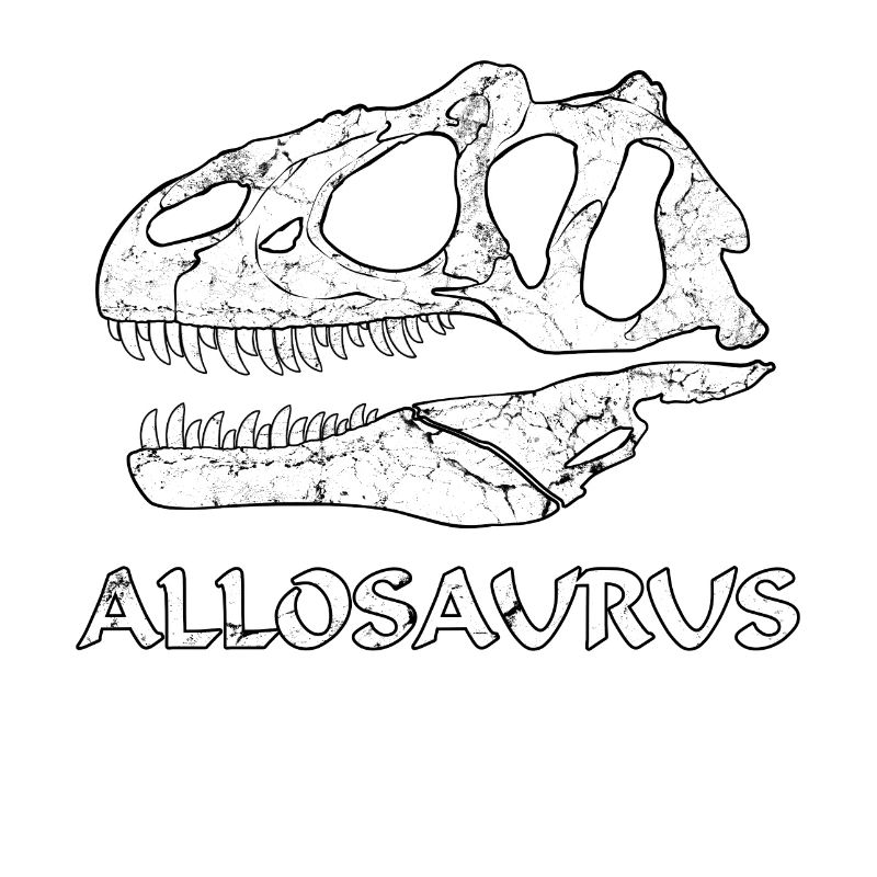 Allosaurus Fossil