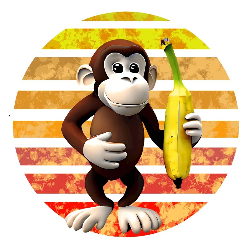 Bananen Affe