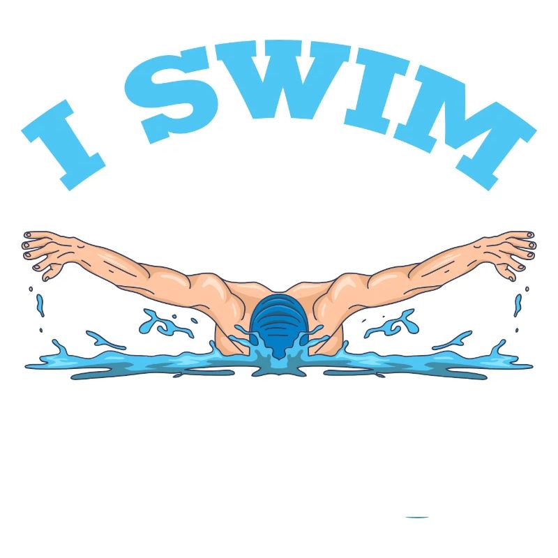 Ich schwimme
