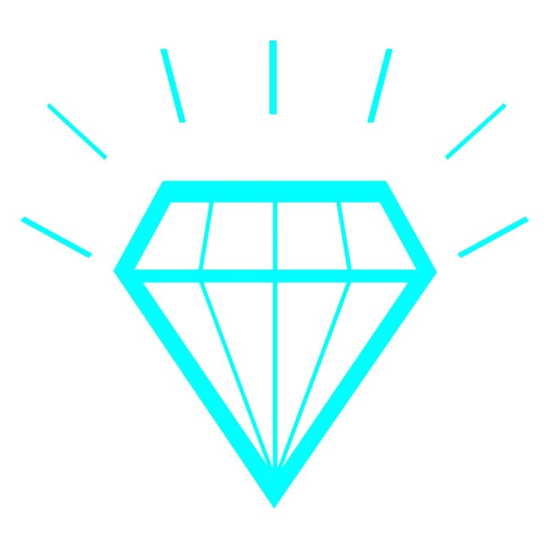 glänzender Diamant
