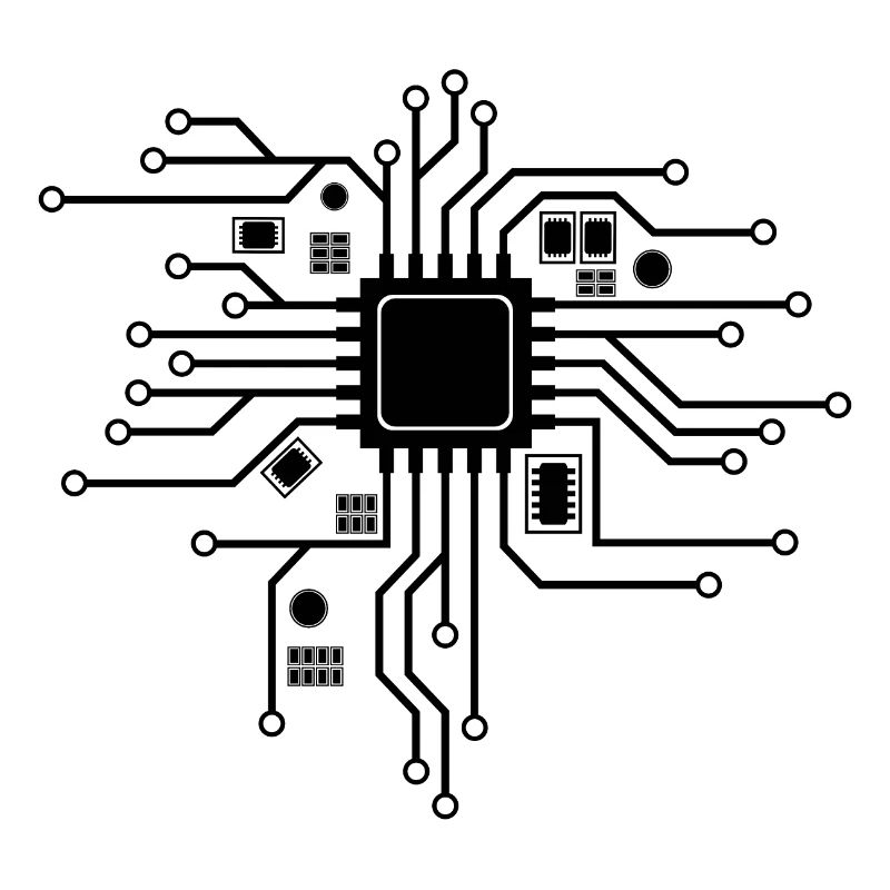 Herz-Chip-Prozessor-PC