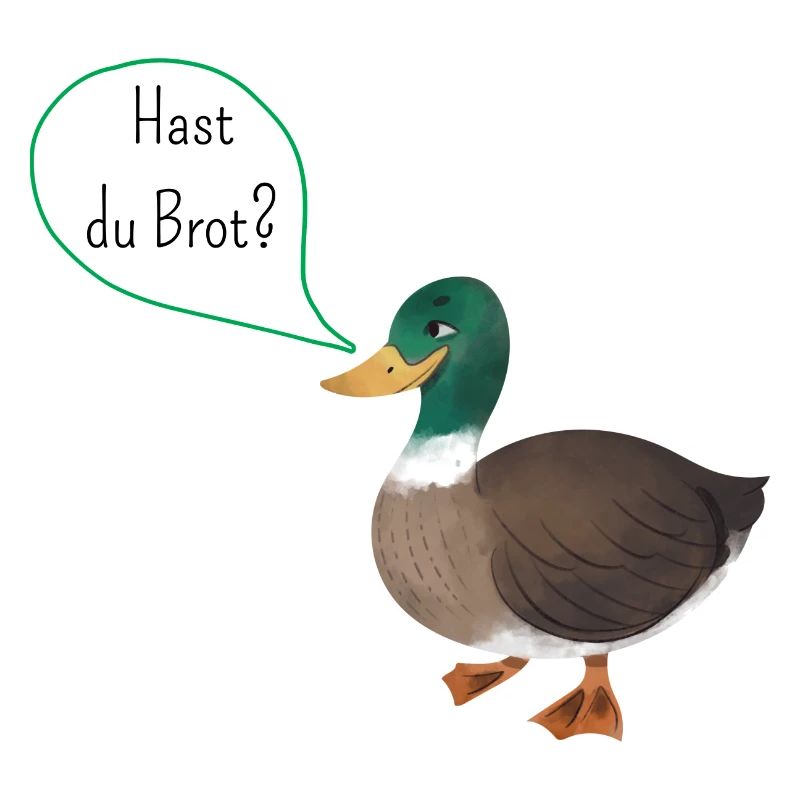 Ente "Hast du Brot?"