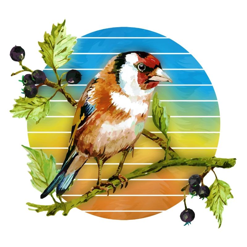 Bunter Vogel