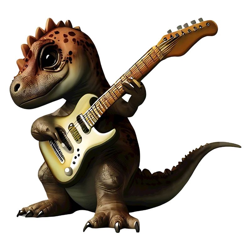 Gitarren Dinosaurier