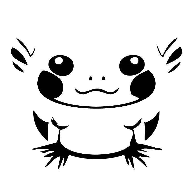Cartoon Axolotl