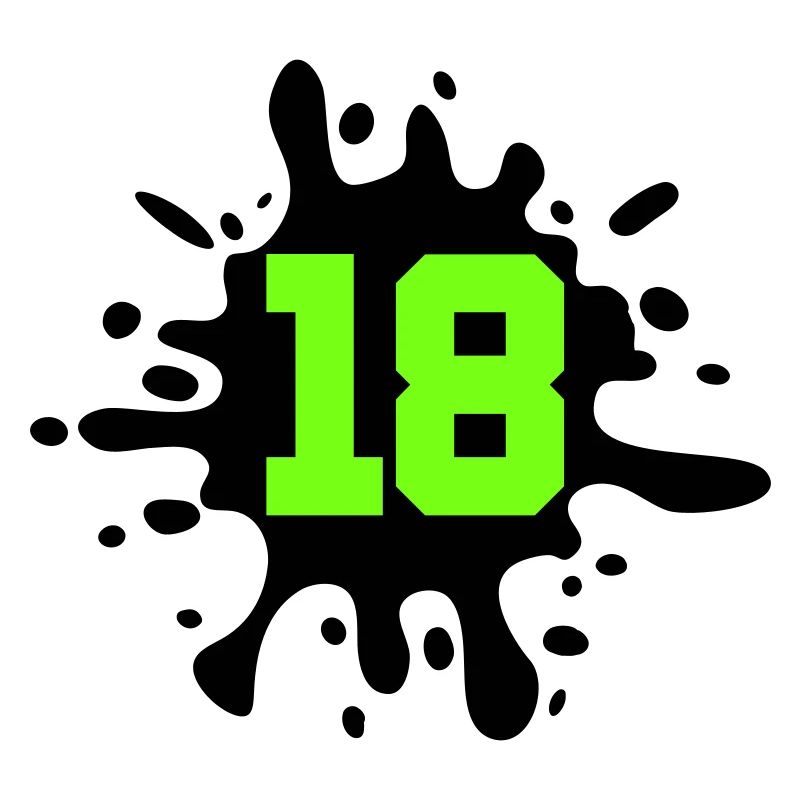 Farbklecks klecks 18