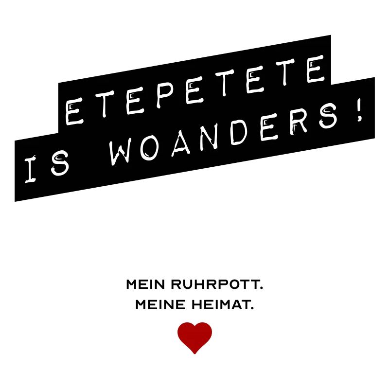 Etepetete is woanders