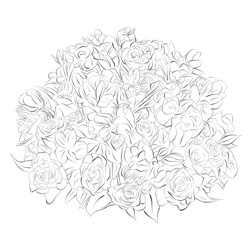 Illustration Blumen Charme