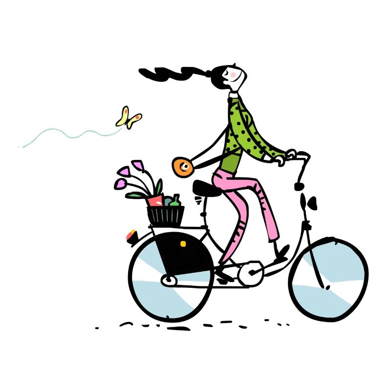 Gute Laune Fahrrad
