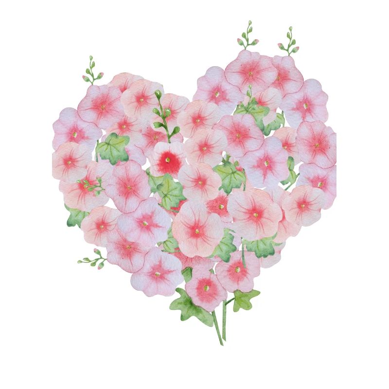 Florales Herz