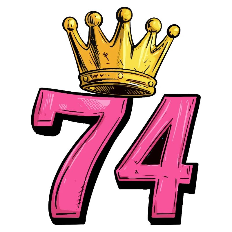 74 Zahl Krone