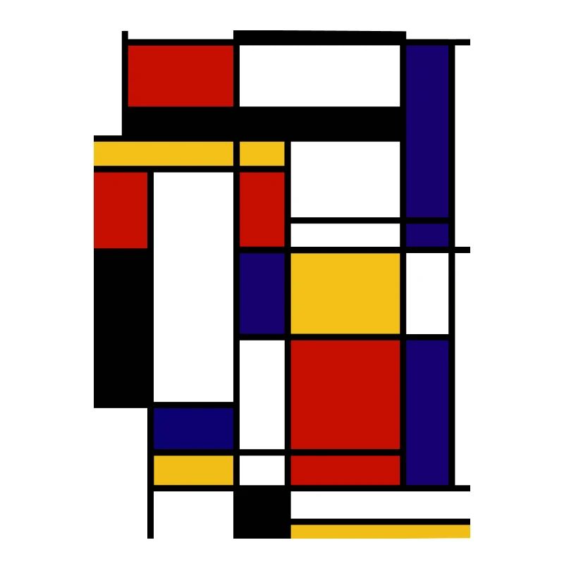 Pattern Mondrian form