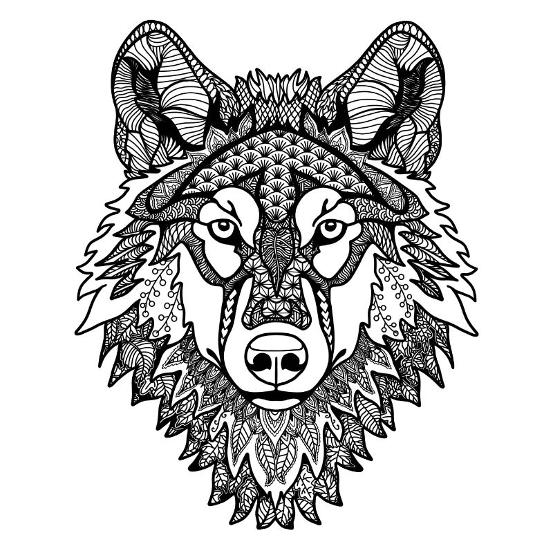 Mandala Wolf