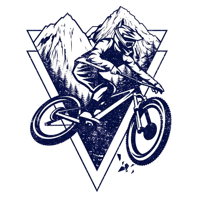 Mountainbiker im Ridge Triangle