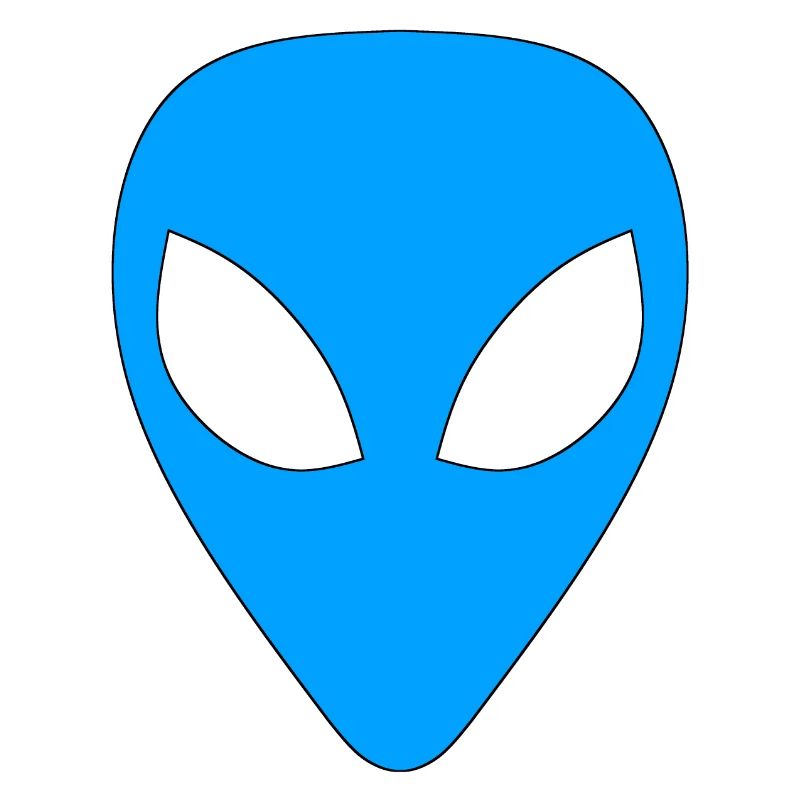 Alien - (Blau)