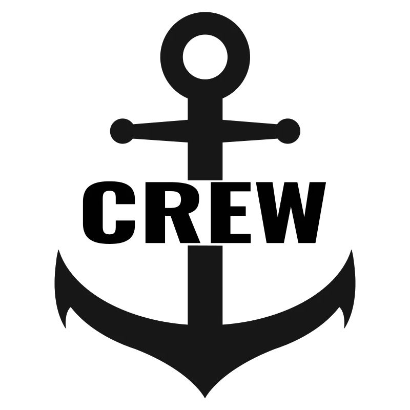Crew mit Anker das Team Design