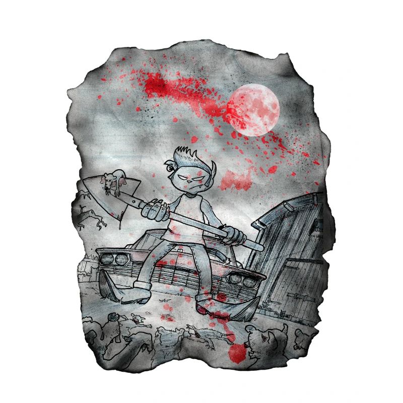 Katzen-Zombie-Killer