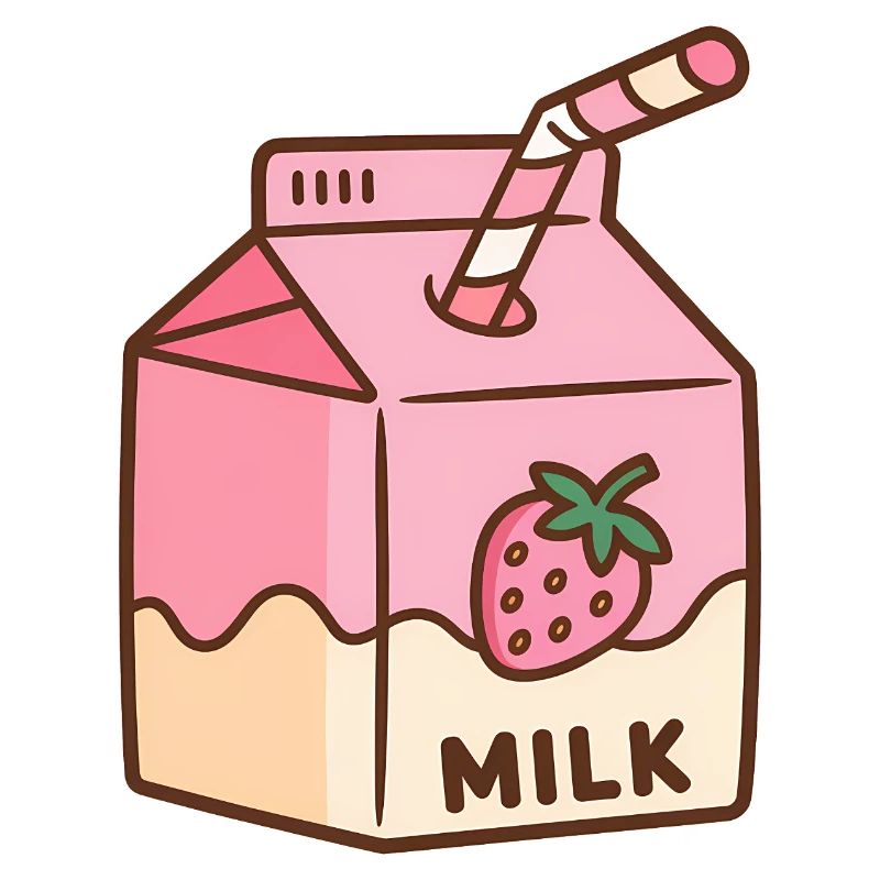Erdbeer-Milch-Karton
