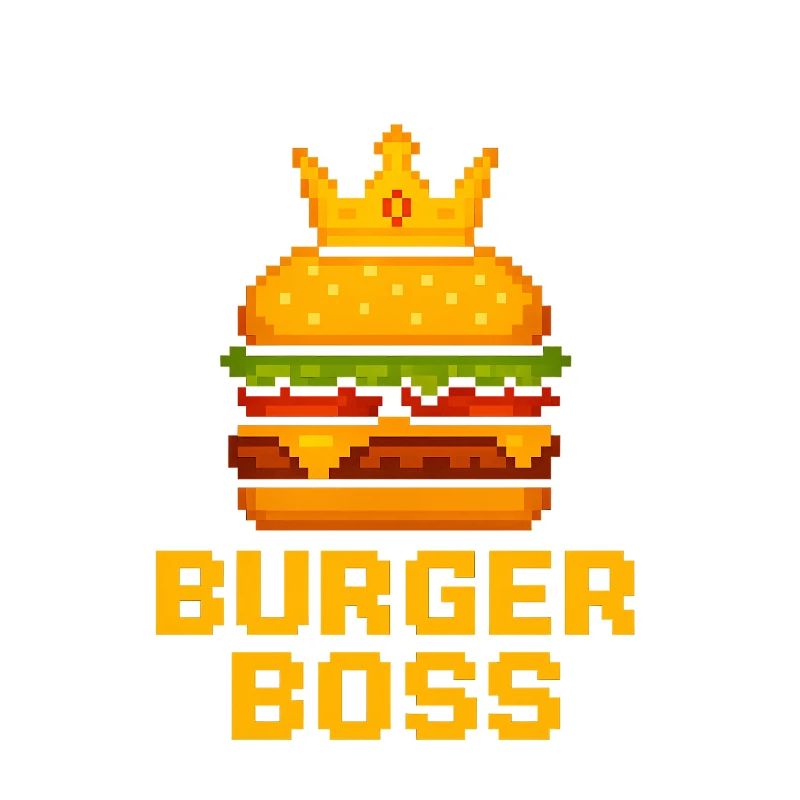 Burger Chef Pixel Burger