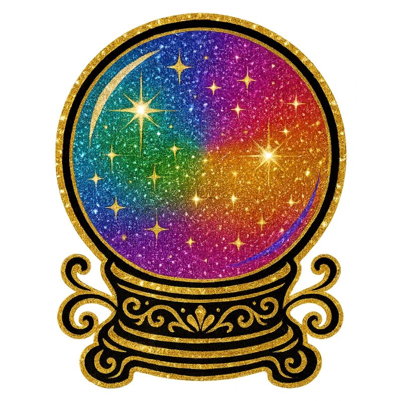 Regenbogen Kristallkugel Glamour | Glaskugel