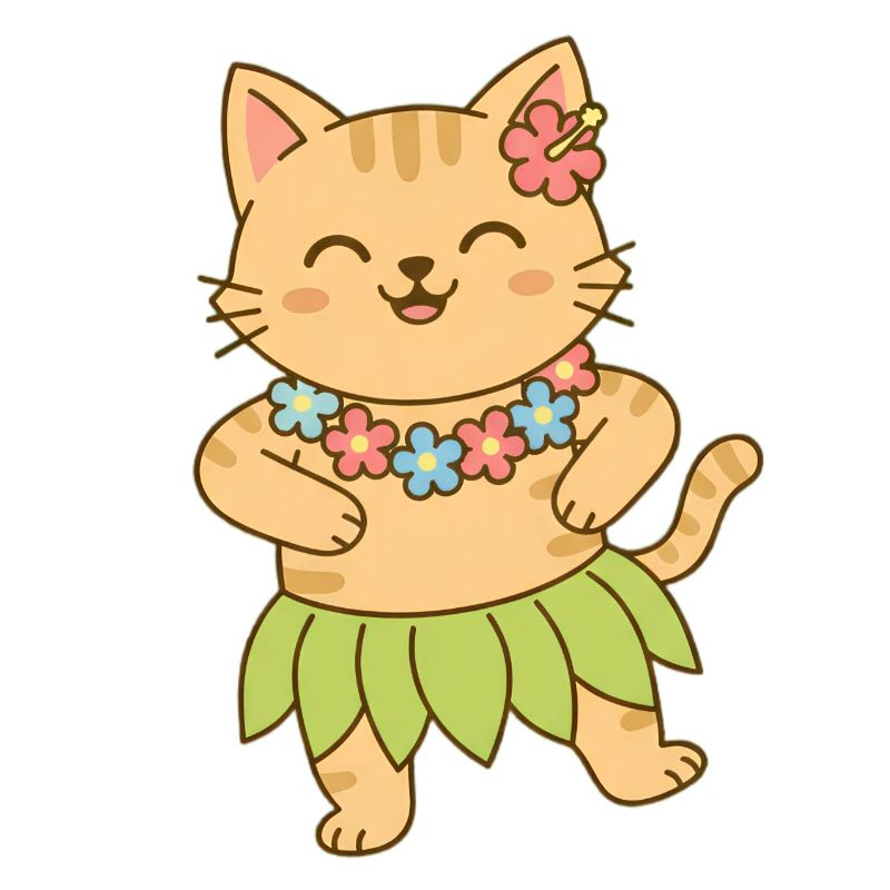 Katze auf Hawaii