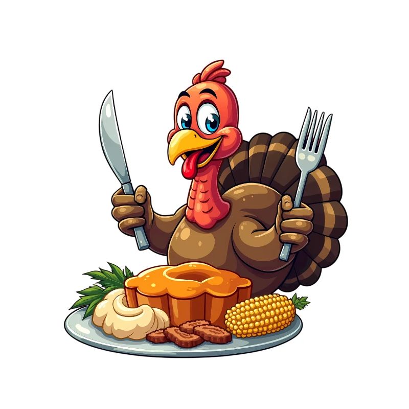 Thanksgiving Lustiger Thanksgiving Truthahn