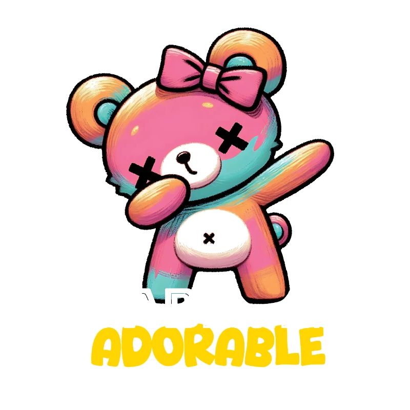 Pastel Kawaii Bär niedlich