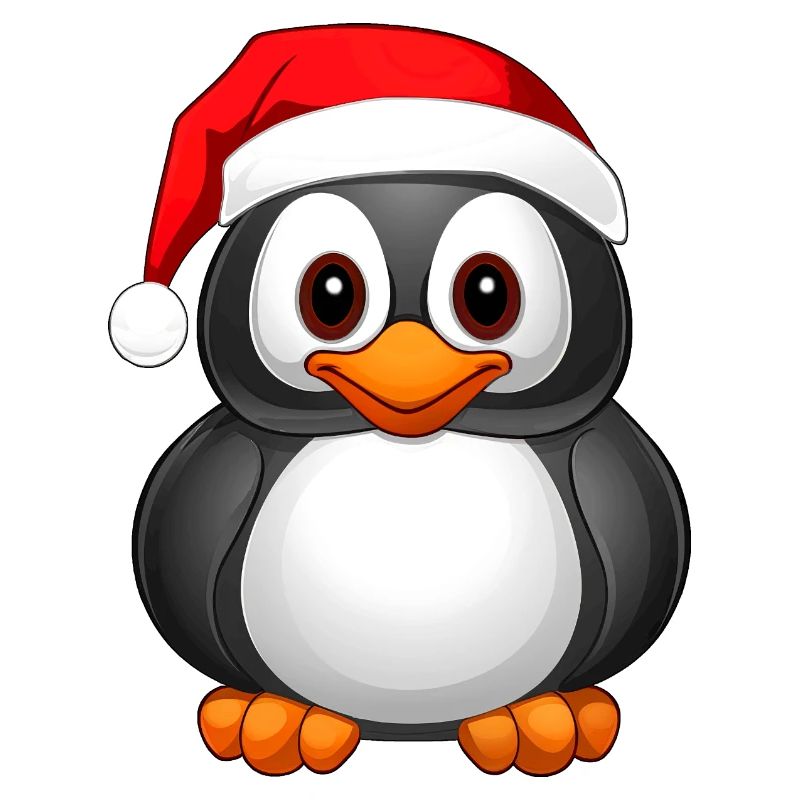 Pinguin Weihnachten