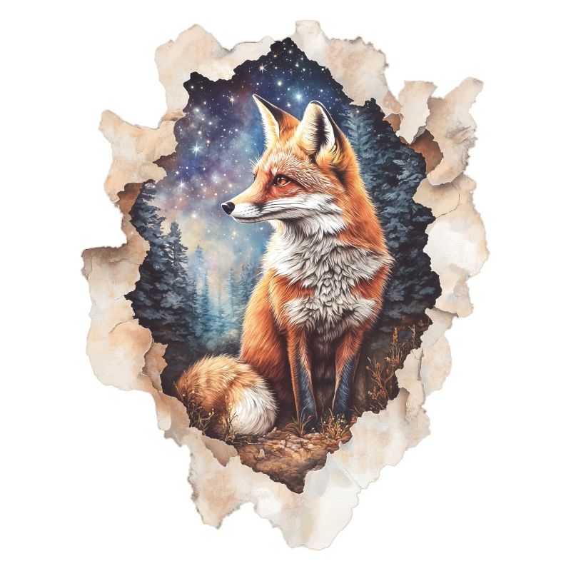 Fox Starry Sky